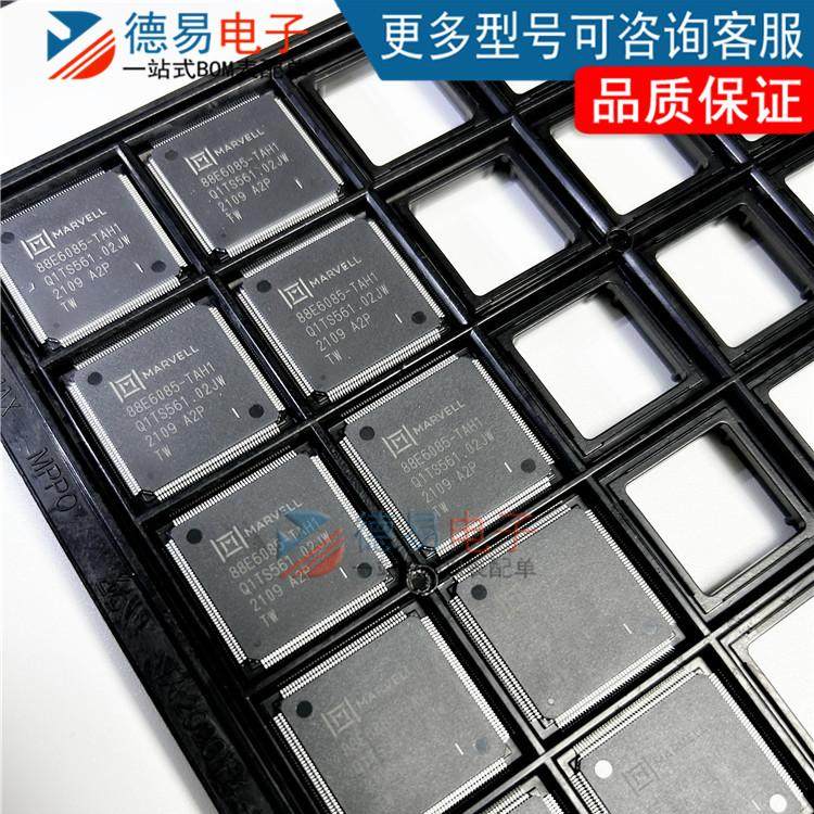 全新原装 88E6085-A2-TAH1I000 贴片QFP-176 以太网控制器IC芯片
