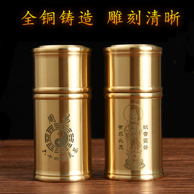 纯铜签筒观音10064卦现代简约