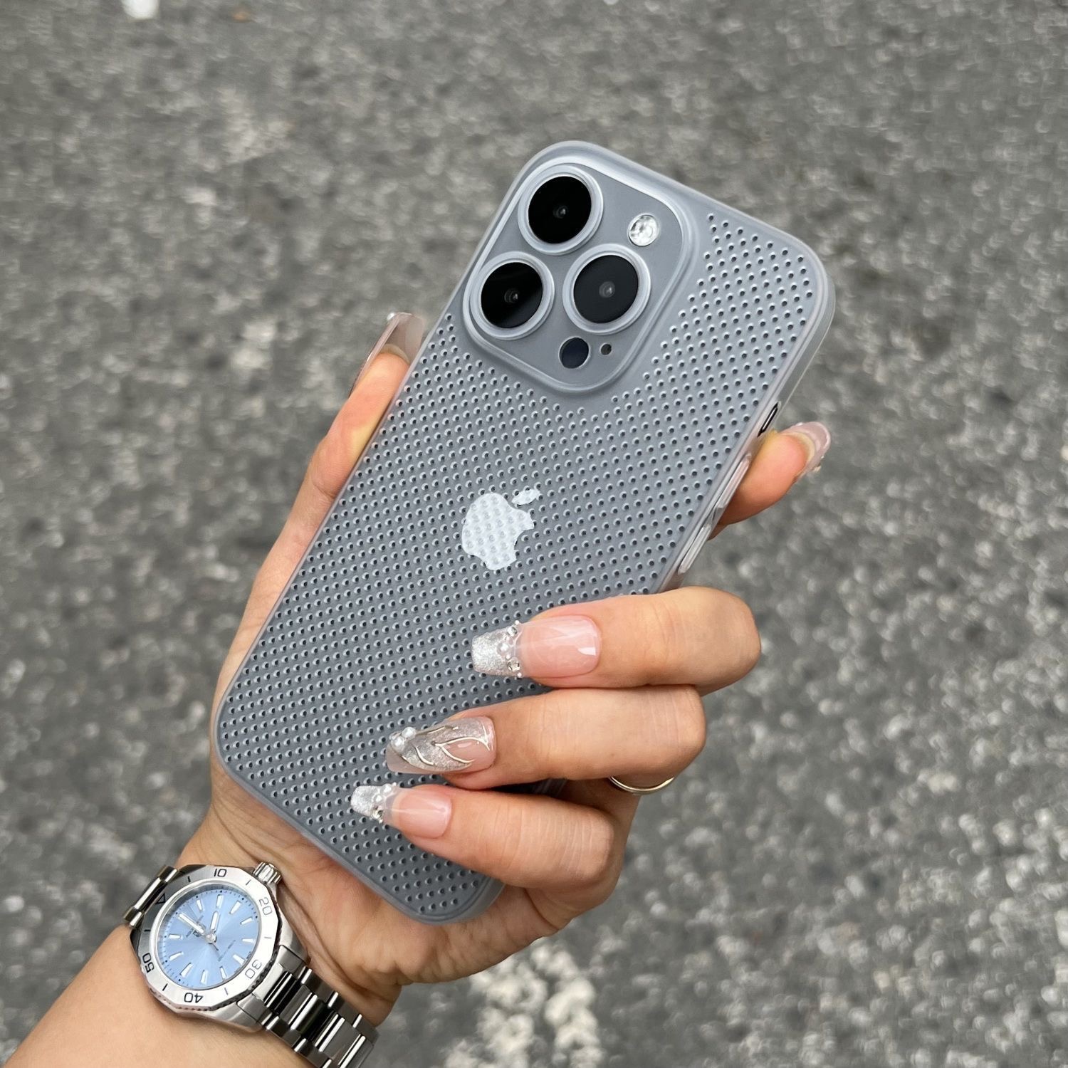 散热透气超薄磨砂pp壳适用苹果15promax手机壳iphone14简约纯色保护壳12硬壳11男女新款15plus防指纹11不发黄