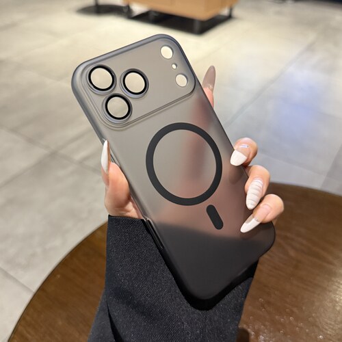 适用iPhone17手机壳17pro苹果17Air磁吸充电16Promax新款15镜头全包13深蓝色磨砂14plus超薄12PM保护套男女11