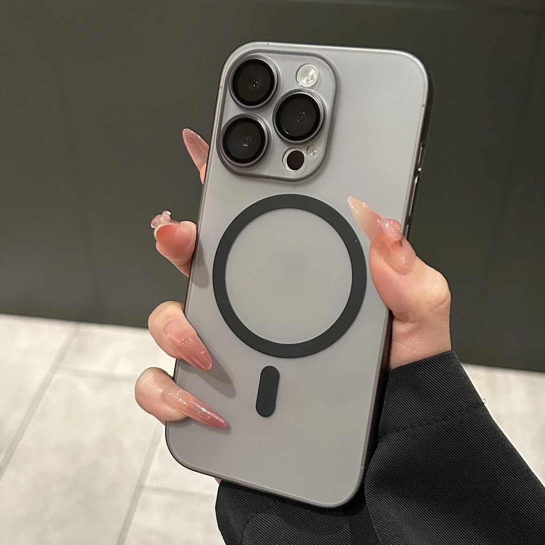iphone16promax高级磨砂磁吸手机壳苹果15promax全包镜头膜14/13/12新款超薄硬壳15plus高级12保护套男女防摔