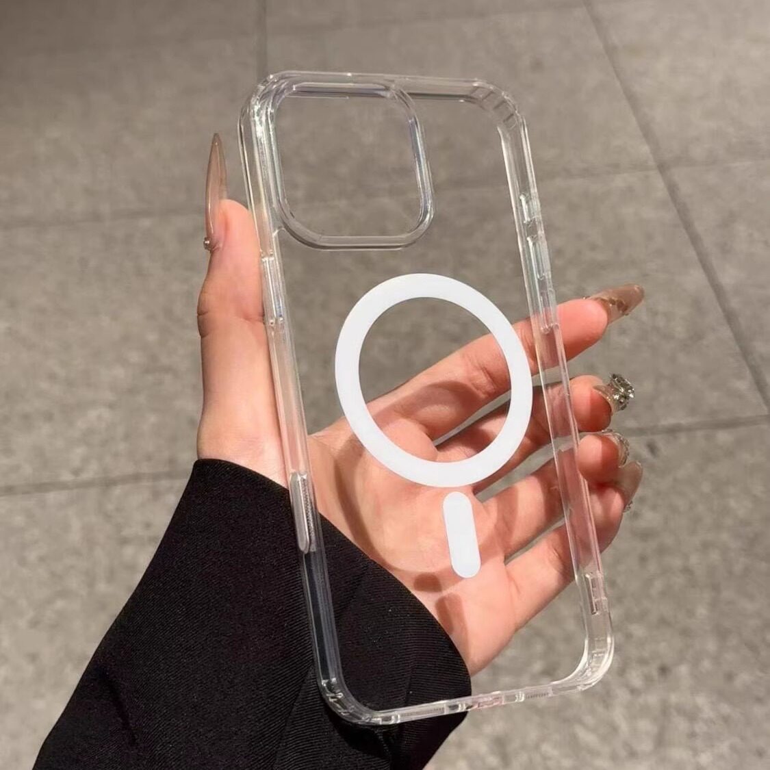 全包相机按键手机壳适用苹果16promax手机壳iphone16pro电容触控相机按键16plus磁吸无线充透明保护套16硅胶