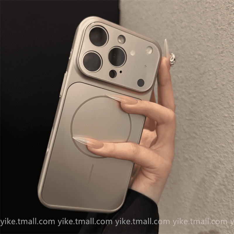 自带玻璃镜头膜秒变17pro康宁玻璃使用iPhone17promax苹果15磁吸手机壳16ProMax新款男女情侣13磨砂14防摔套