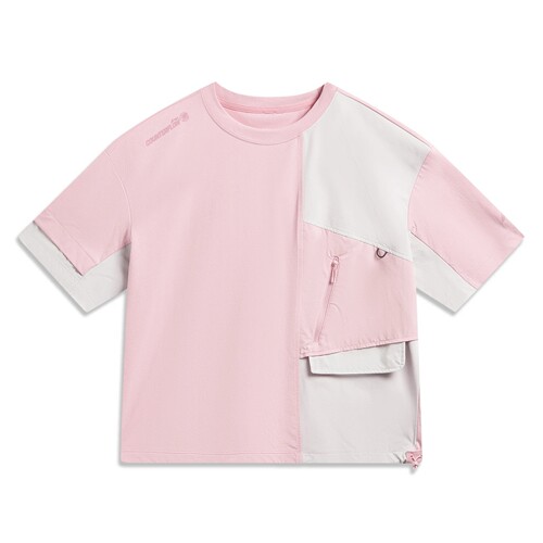 李宁女子凉爽防晒短袖T恤