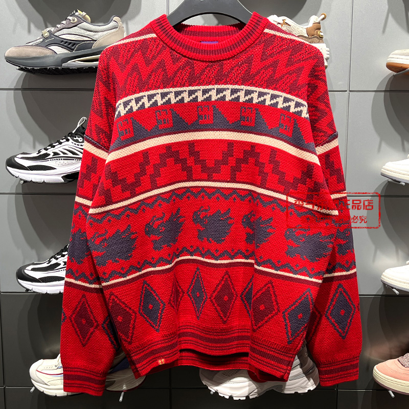 李宁无帽编织衫潮流系列