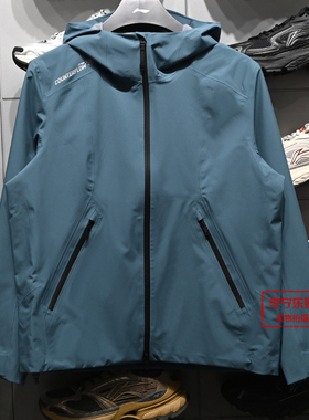 李宁户外CF溯万龙甲黑龘男女同款排湿防暴风雨单层冲锋衣AEMW003