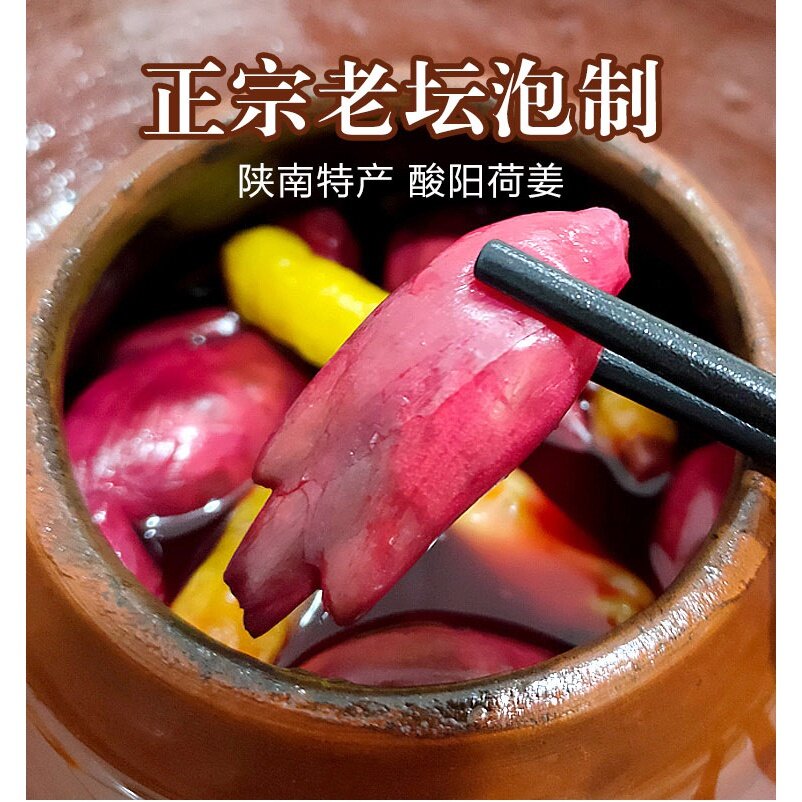 洋荷姜酸辣洋火姜农家老坛腌制阳荷泡菜洋荷酸辣开胃下饭泡洋荷