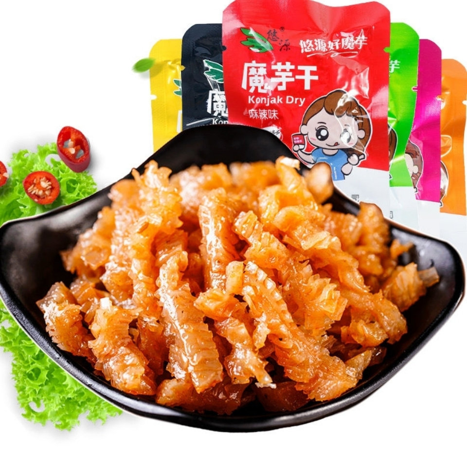 陕西安康悠源魔芋干500g魔芋干魔芋丝休闲零食魔芋素毛肚陕西特产