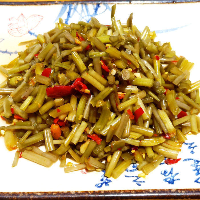 湖北特产竹溪泡菜酸菜酸红薯杆子
