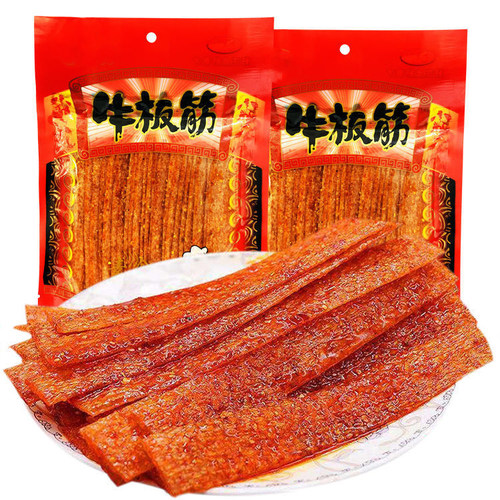 网红辣条牛板筋大刀肉童年的味道小吃零食80后怀旧手撕辣片