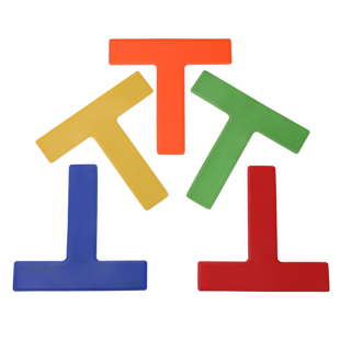 T型球场标志物标识物足球网球排球羽毛球场地标志线地贴线障碍物