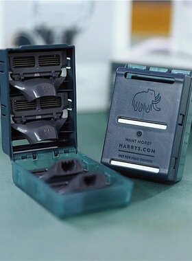 Harry's 手动剃须刀头Harrys刮胡刀专用原装德国5层刀片替换4个装