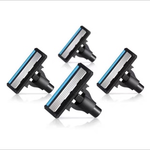 焕醒手动剃须刀替换刀头唤醒5层4支装德国进口老式刮胡刀头刮脸刀