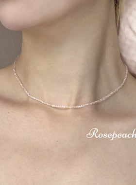 rosepeach「星河璀璨」原创小众少女仙女bling超闪尖晶锁骨链项链
