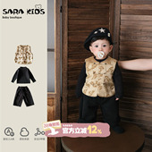 外出服一整套分体洋气周岁服冬 婴儿衣服宝宝保暖冬装 男童套装 冬季