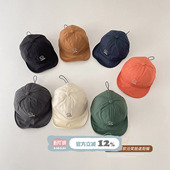 ins风婴幼儿宝宝帽子春秋婴儿软檐鸭舌帽儿童夏季 防晒遮阳帽 薄款