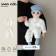小月龄外出服哈衣爬服 新款 婴儿春季 连体衣洋气百搭男宝宝衣服春装