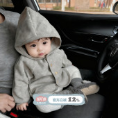 洋气宝宝防风连帽儿童新款 男童外套2026新款 爆款 婴儿上衣春装 春季