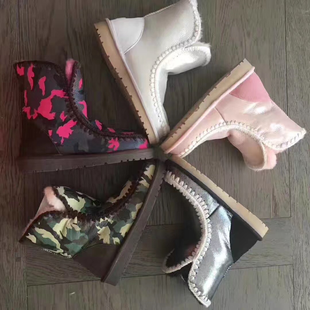 【清仓特价】澳洲直邮ozwear爱斯基摩中筒羊毛雪地靴ob097