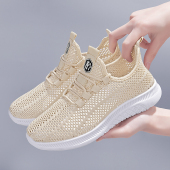 女官方旗舰店网鞋 透气妈妈鞋 新款 夏季 子 网面休闲运动鞋 老北京布鞋