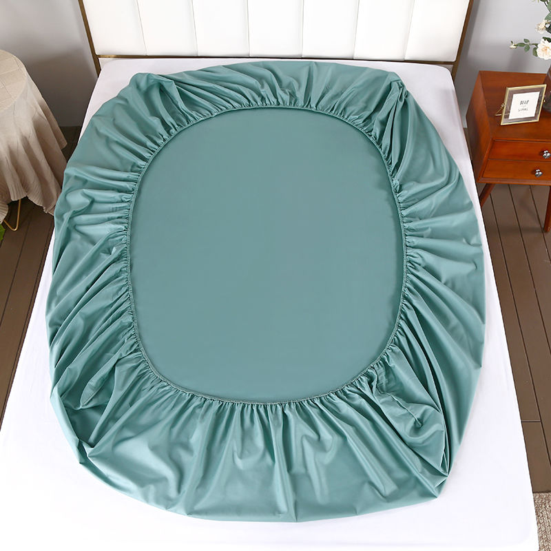 定制纯色床笠涤棉床垫套