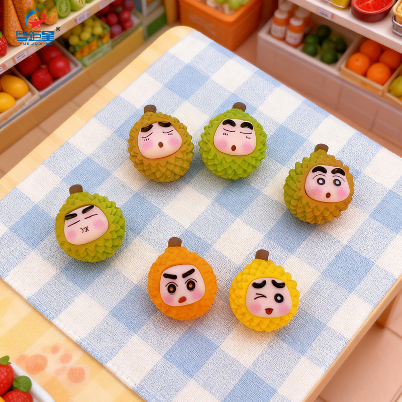 树脂饰品工艺榴莲立体小新表情包