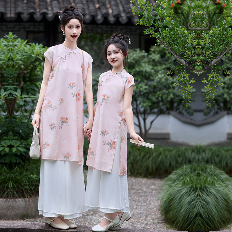 2026新款亲子装母女款夏季超火高端新中式国风套装超好看的母女装