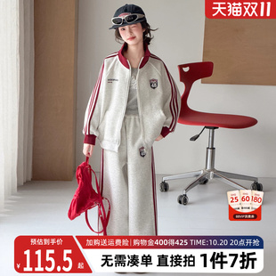 2026新款秋季女童套装儿童秋装运动服女孩早秋天大童洋气秋裤外套