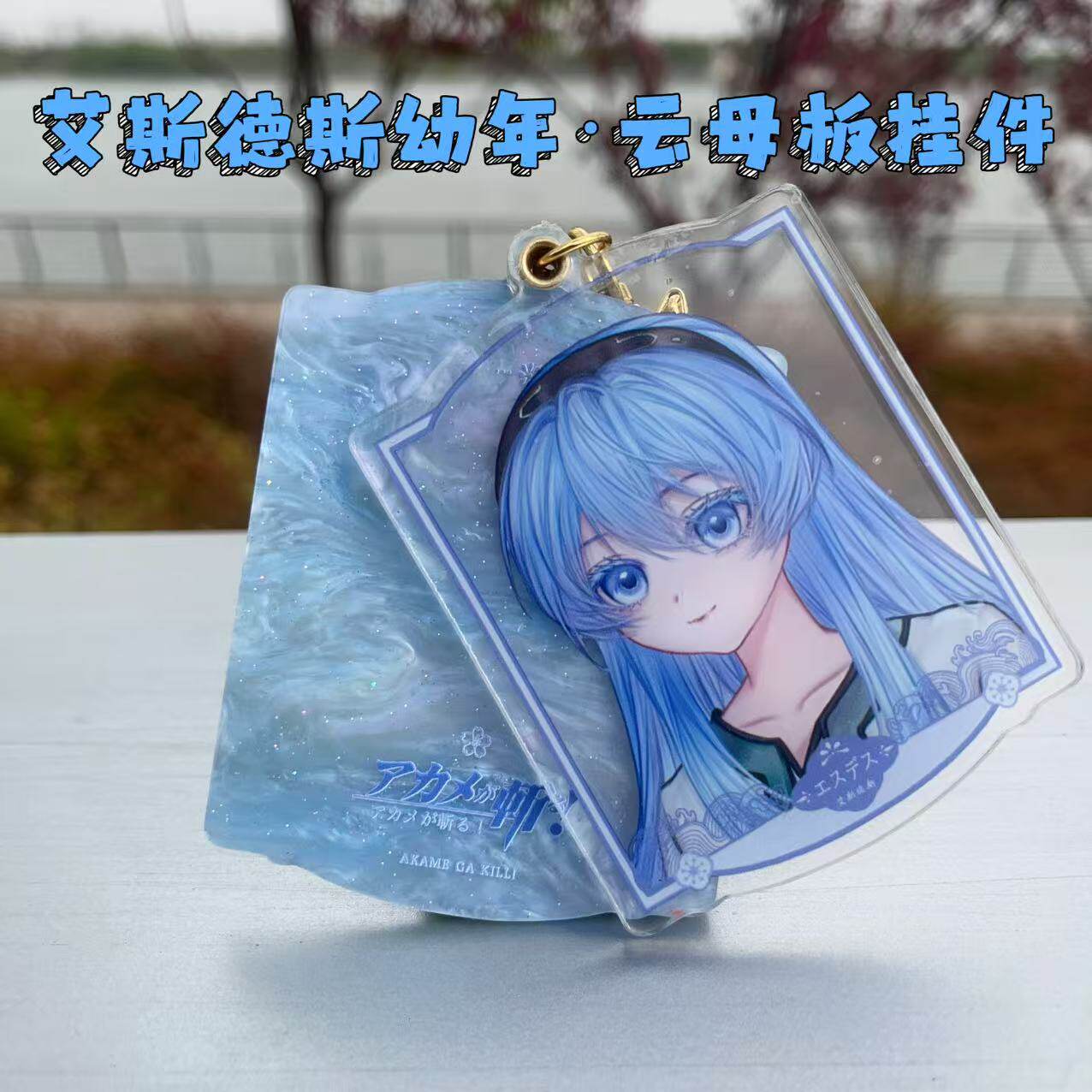 【原创现货】斩.赤红之瞳 艾斯德斯幼年 亚克力 云母板 双层挂件