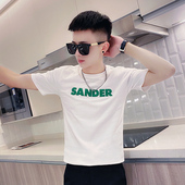 T恤男夏装 社会精神小伙小个子男装 爆款 短袖 纯棉修身 半袖 XS码