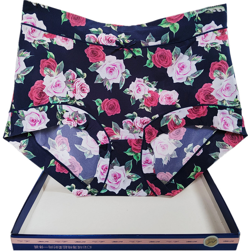 彩田内裤女高腰大码印花冰丝速干中年抗菌石墨烯31737锦纶31738薄,女士内衣/男士内衣/家居服,女三角裤,淘宝优惠券,粉丝福利购,淘宝优惠卷