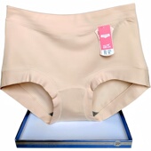 彩田内裤 女全棉石墨烯裆15224特高腰15225纯色包臀抗菌新款 春中年