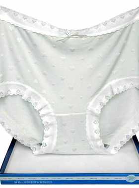 彩田花仙子内裤女高腰22229夏季包臀浮雕蕾丝边石墨烯档提花22228