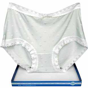 彩田花仙子内裤女高腰22229夏季包臀浮雕蕾丝边石墨烯档提花22228