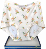 彩田高腰内裤 头女士15833冰丝无痕石墨烯抗菌特大码 32633包臀印花