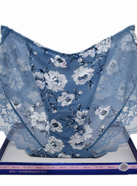 彩田内裤女花仙子中腰21181高腰21182冰丝蕾丝网石墨烯干爽抑菌薄