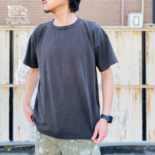 现货授权BOWWOW 8812 TEE AGED 26SS 复古纯色圆领短袖T恤26SS
