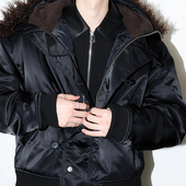 JACKET 现货授权JIEDA 保暖连帽飞行夹克25FW Thinsulate