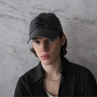 LOGO 现货授权JIEDA FADE JIEDA 复古做旧棒球帽26SS CAP