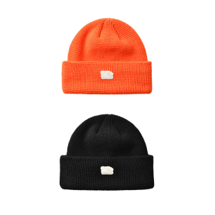 SOULGOODS白色虎头LOGO针织帽