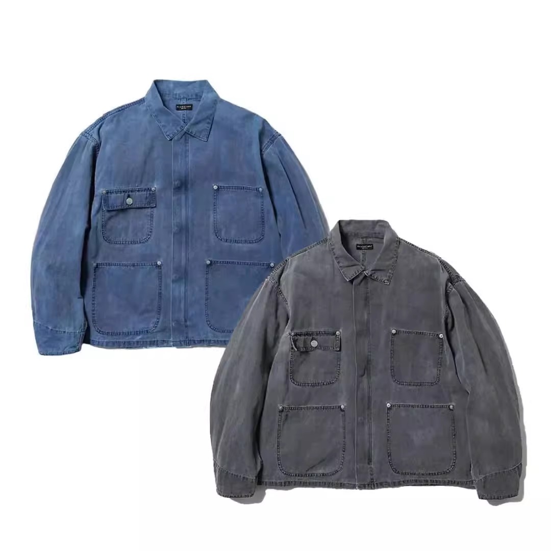 现货授权FLAGSTUFF FADE DUCK C-A JACKET复古工装夹克外套25FW