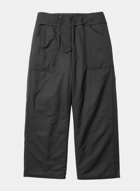 现货授权meanswhile Reversible PT 宽松直筒尼龙休闲裤25FW