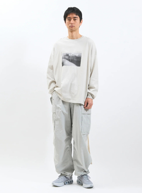 现货授权meanswhile Paper Touch Cargo PT 复古休闲工装裤25FW