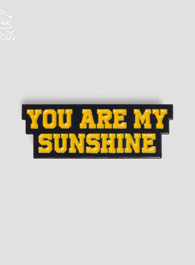 现货授权RASSVET UNISEX SUNSHINE/LOGO PIN METAL 金属徽章26SS