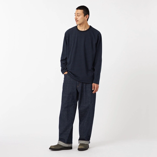 现货授权nanamica Selvage Denim Pants 宽松直筒赤耳牛仔裤26SS