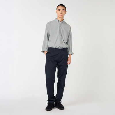 现货授权nanamica Button Down Wind Shirt 宽松复古纽扣衬衫26SS