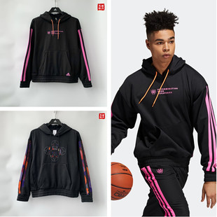 HE1605 光雨体育 篮球加绒休闲运动卫衣帽衫 男子 H37612 阿迪达斯