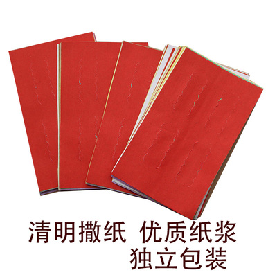 纸张扫墓撒花碎花清明