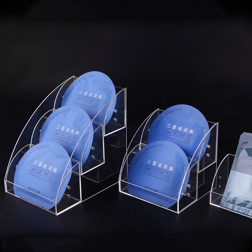 亚克力梯形面膜盒多种规格展示架