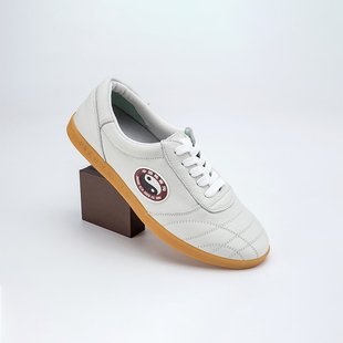 陈家沟太极鞋特大码定制款男真牛皮牛筋底太极拳专用武术表演鞋